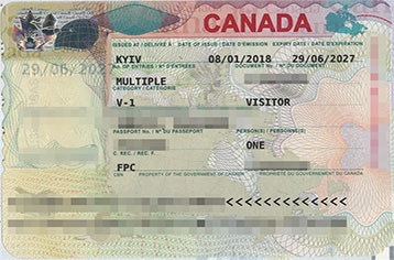 Туристическая виза в Канаду